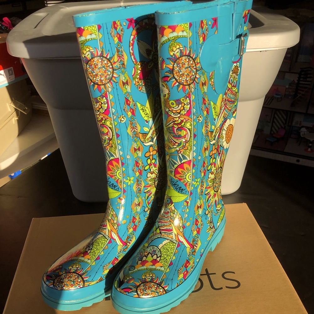 Sakroots Rain Boots Size 7